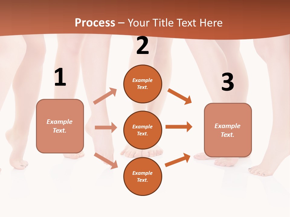 Tanned Girl Pretty PowerPoint Template