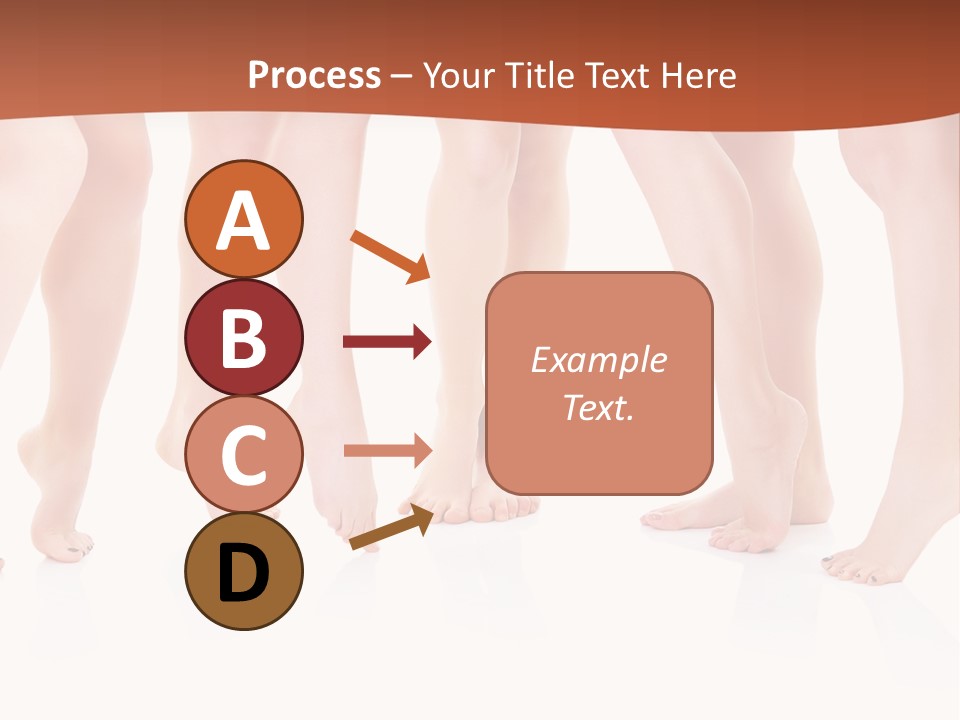 Tanned Girl Pretty PowerPoint Template