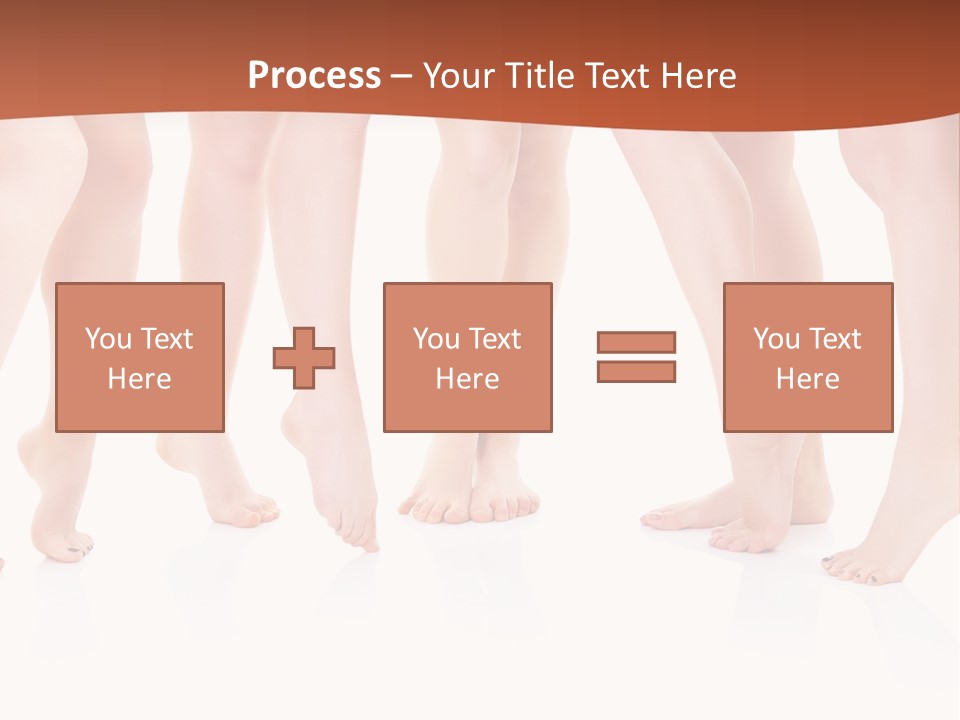 Tanned Girl Pretty PowerPoint Template