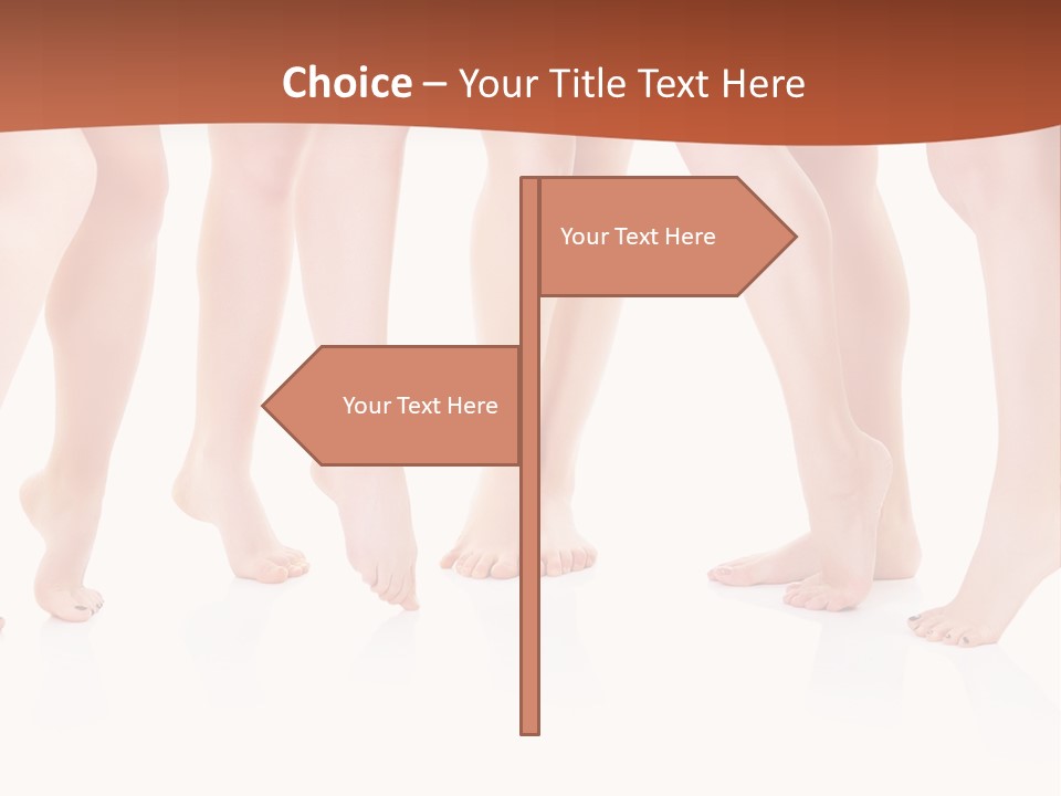 Tanned Girl Pretty PowerPoint Template