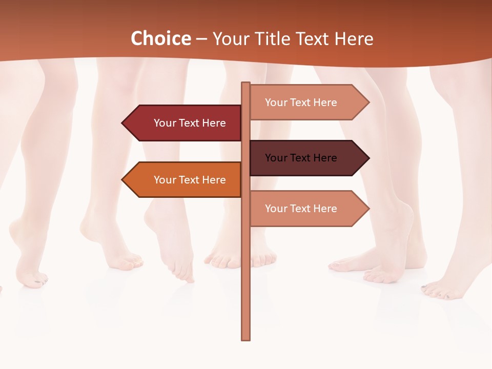 Tanned Girl Pretty PowerPoint Template