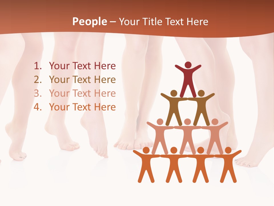 Tanned Girl Pretty PowerPoint Template