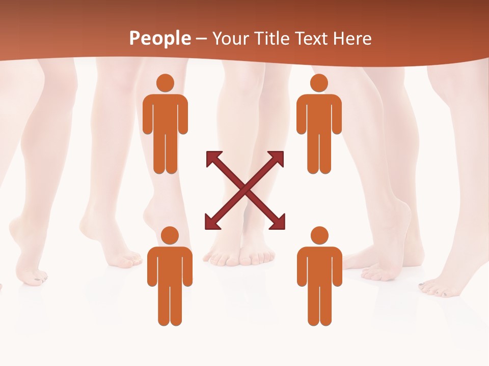 Tanned Girl Pretty PowerPoint Template