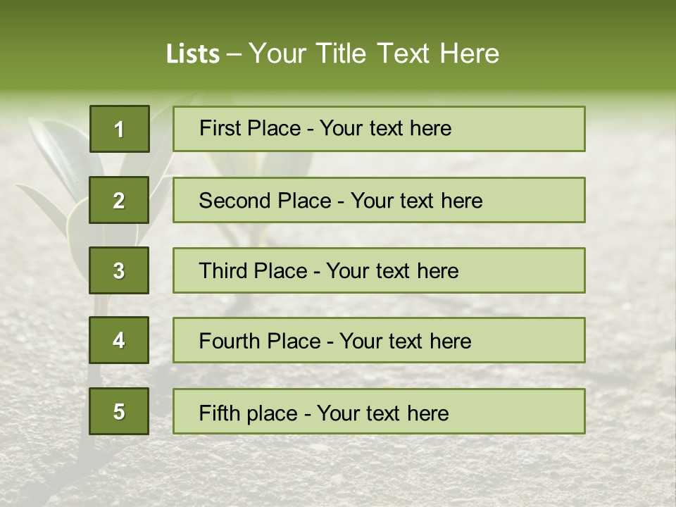 Lush Land Nature PowerPoint Template