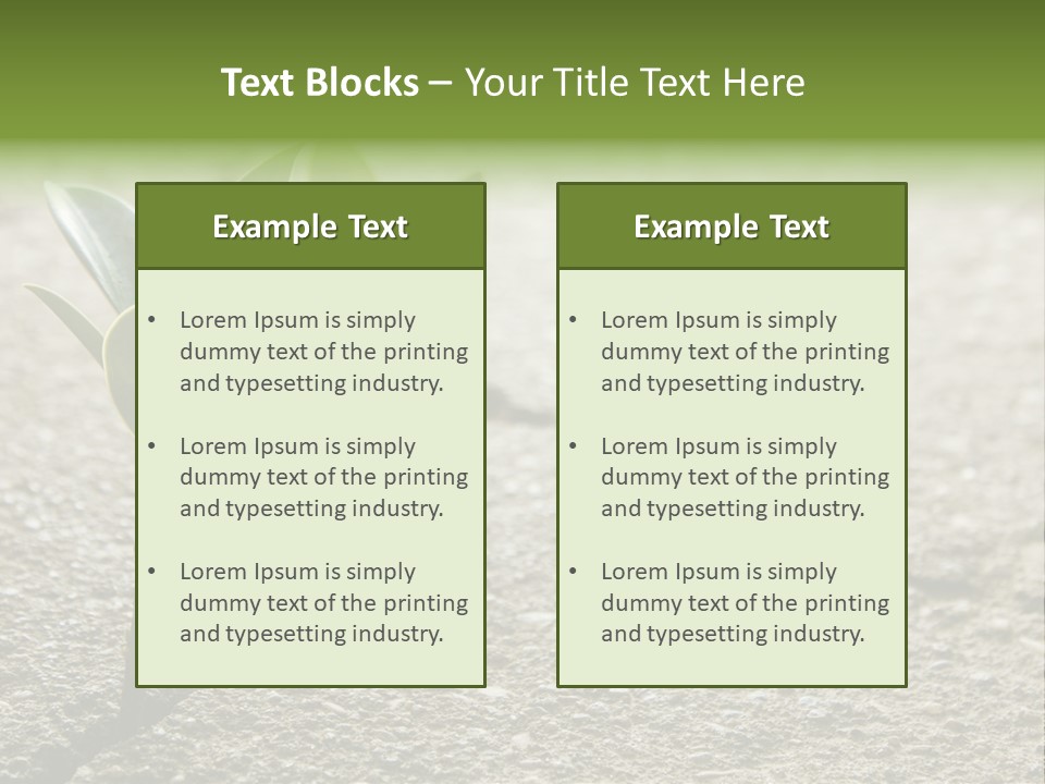 Lush Land Nature PowerPoint Template