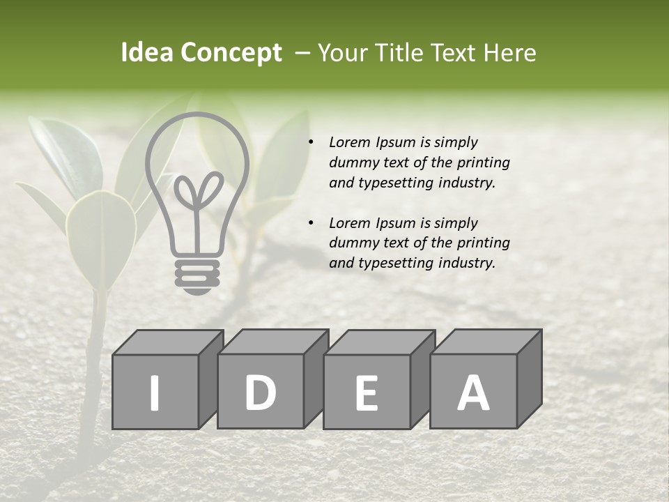 Lush Land Nature PowerPoint Template