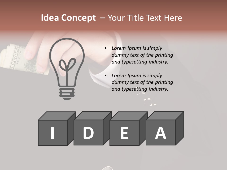 Shop Business Give PowerPoint Template