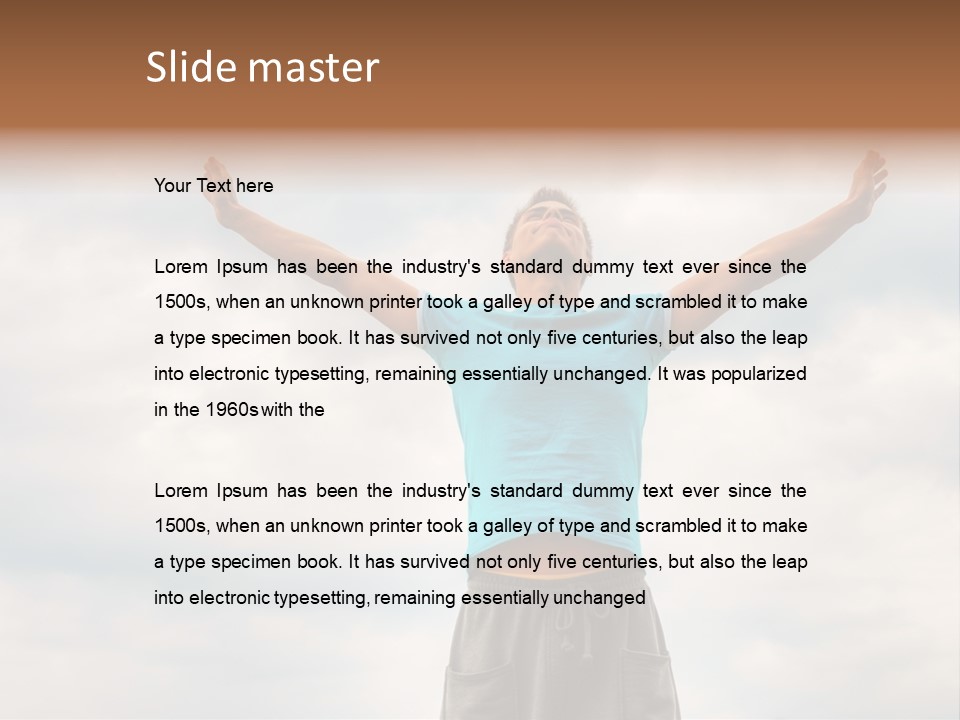Sky Hope People PowerPoint Template