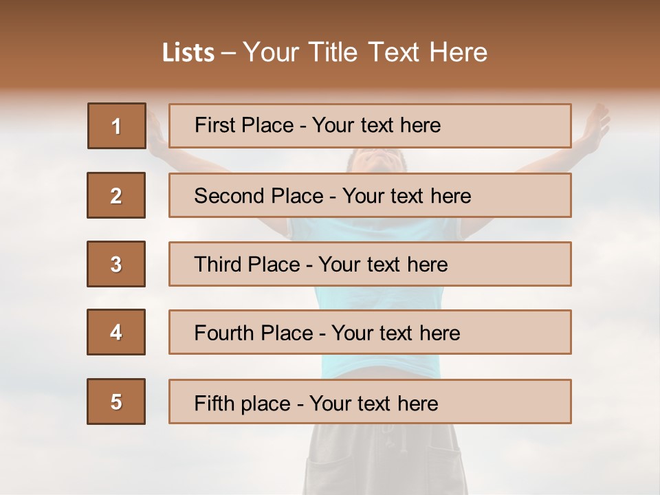 Sky Hope People PowerPoint Template