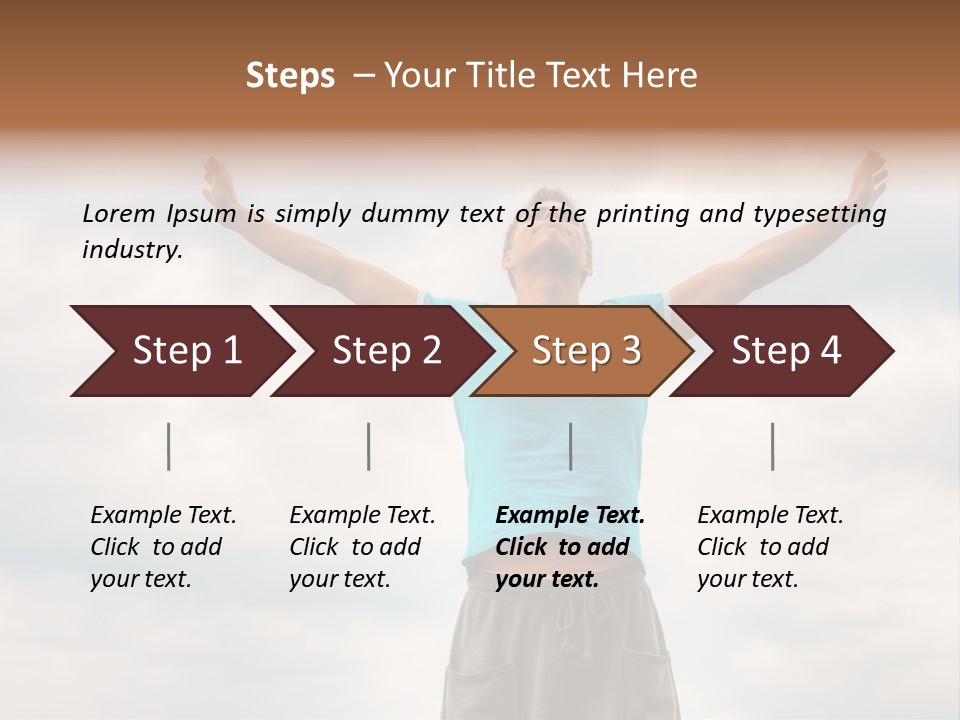 Sky Hope People PowerPoint Template