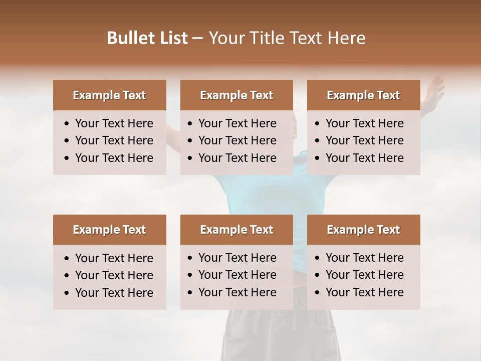 Sky Hope People PowerPoint Template