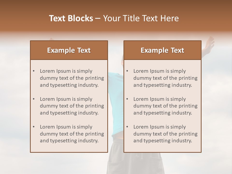 Sky Hope People PowerPoint Template