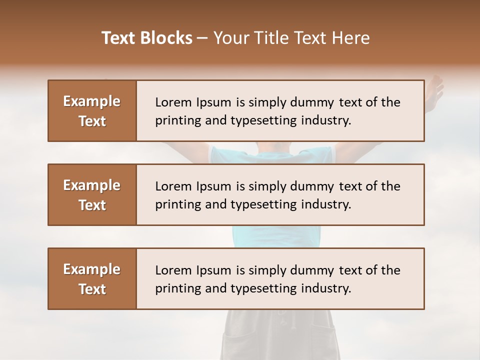 Sky Hope People PowerPoint Template