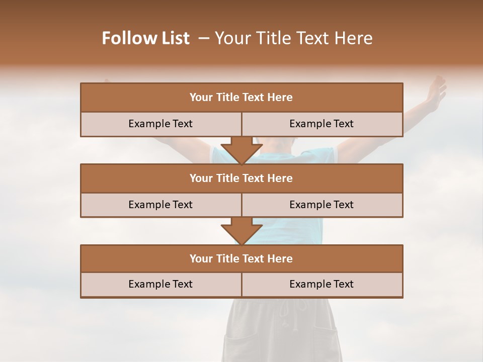Sky Hope People PowerPoint Template