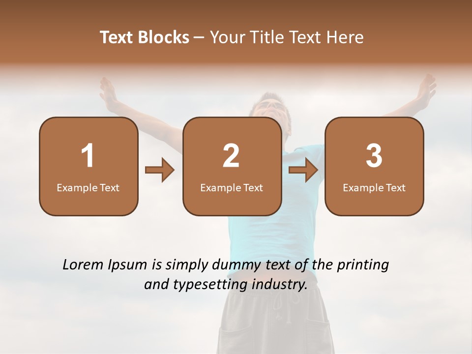 Sky Hope People PowerPoint Template