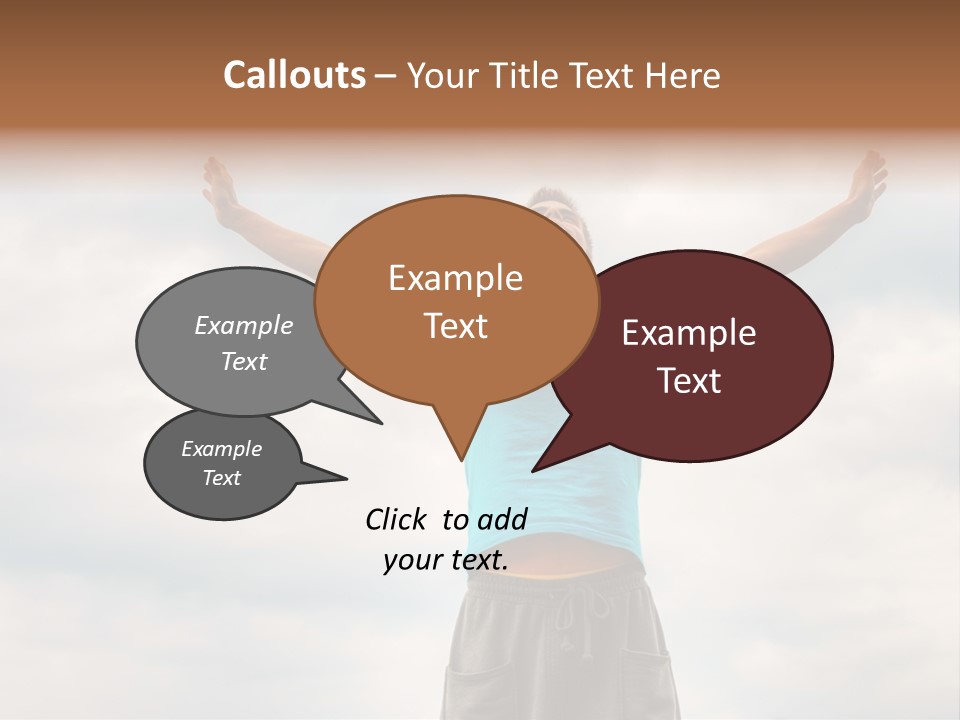 Sky Hope People PowerPoint Template