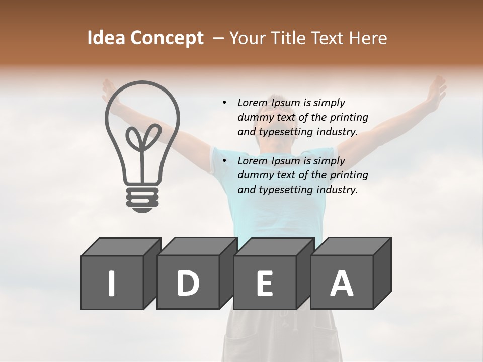 Sky Hope People PowerPoint Template