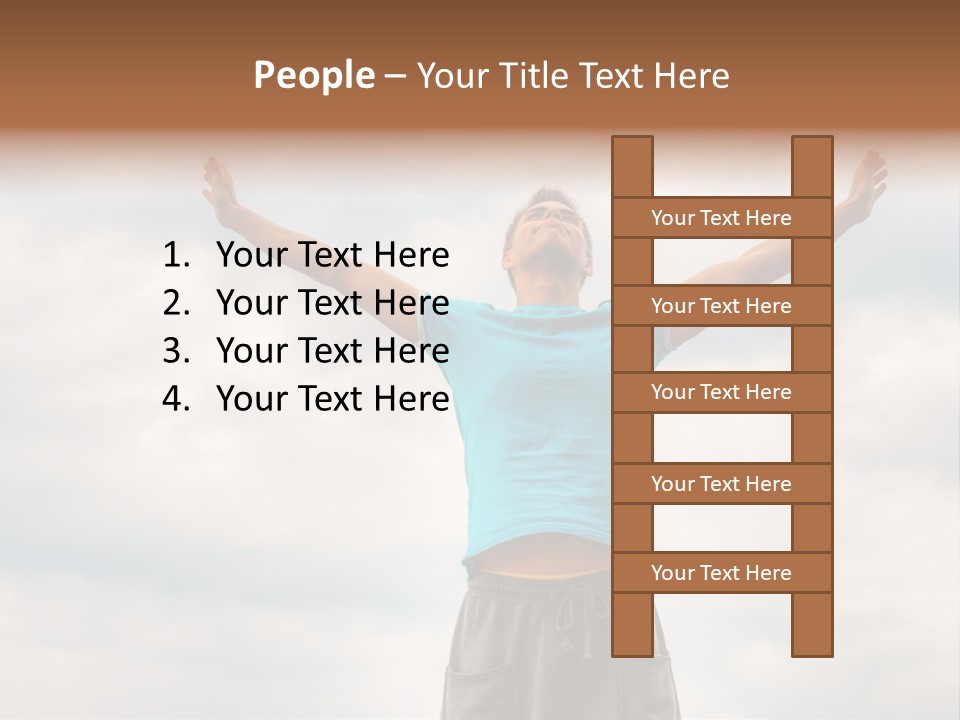 Sky Hope People PowerPoint Template