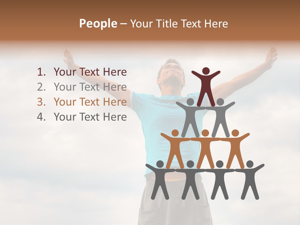Sky Hope People PowerPoint Template