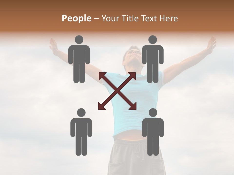 Sky Hope People PowerPoint Template