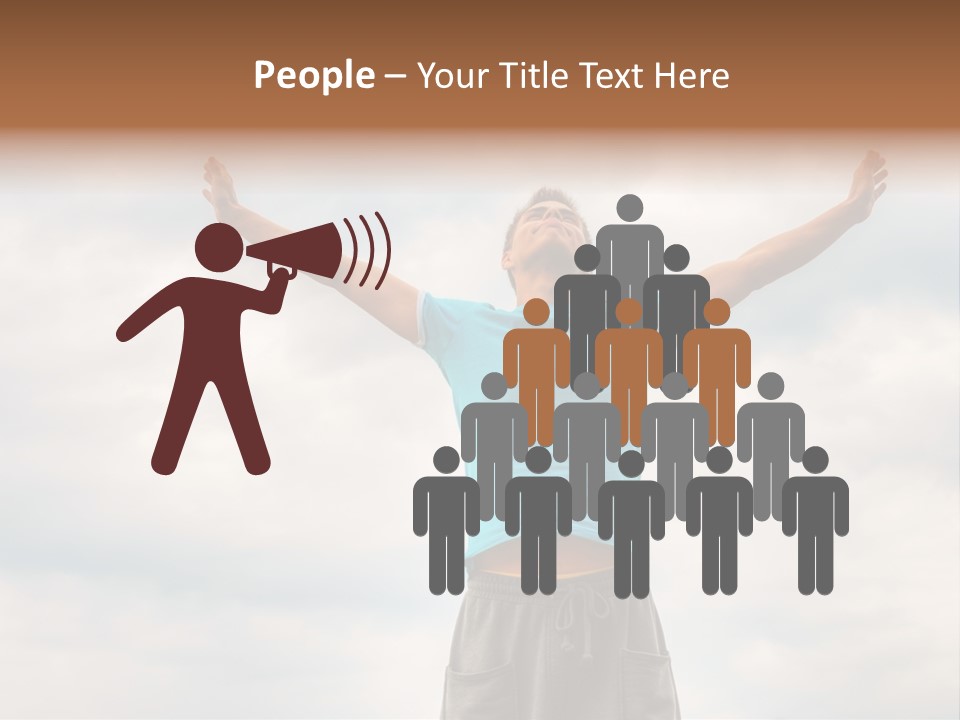 Sky Hope People PowerPoint Template
