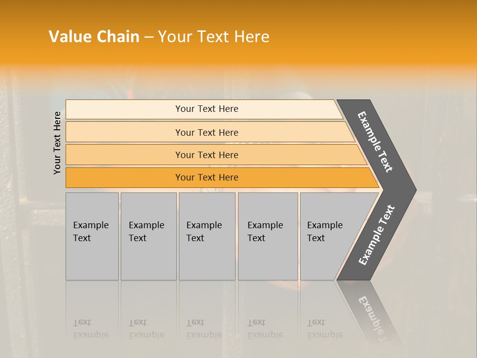 Person Hand Jail PowerPoint Template