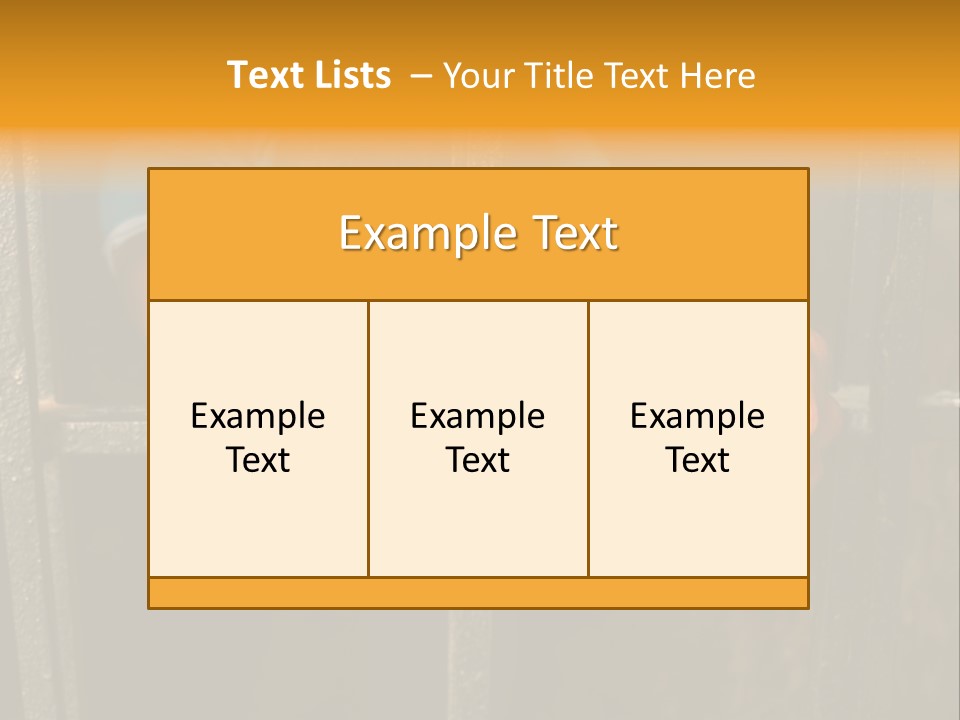 Person Hand Jail PowerPoint Template
