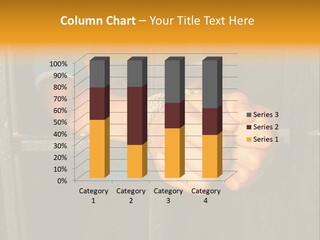 Person Hand Jail PowerPoint Template