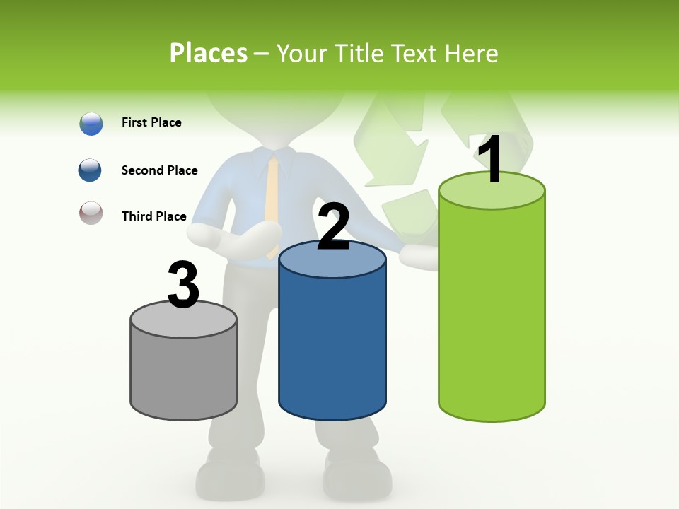 Gesture Finger Guy PowerPoint Template