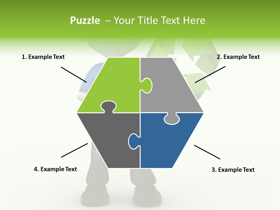 Gesture Finger Guy PowerPoint Template