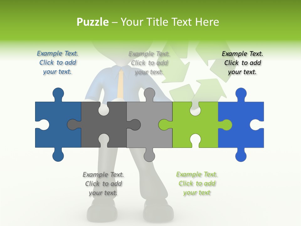 Gesture Finger Guy PowerPoint Template