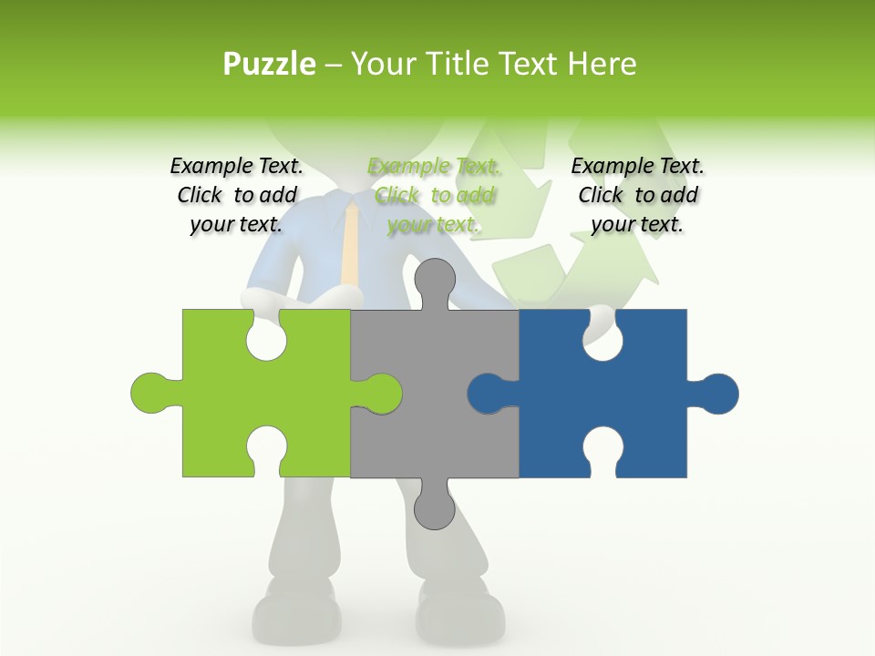 Gesture Finger Guy PowerPoint Template