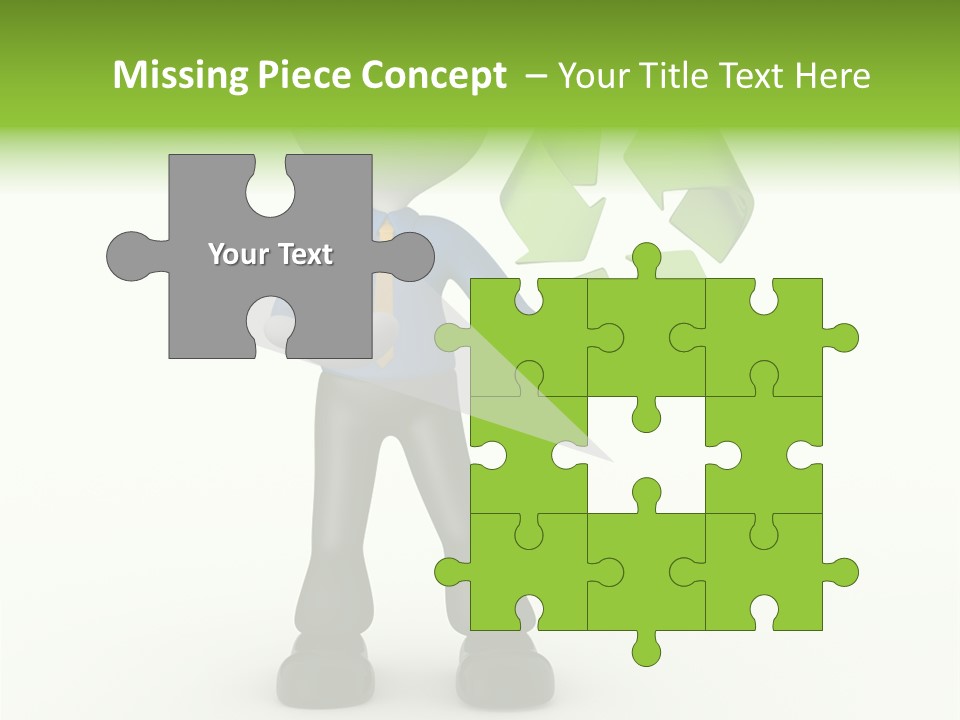 Gesture Finger Guy PowerPoint Template