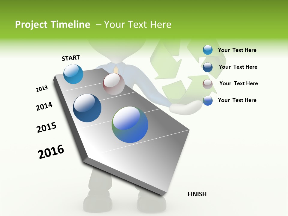 Gesture Finger Guy PowerPoint Template