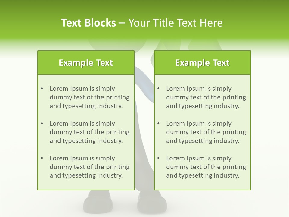 Gesture Finger Guy PowerPoint Template