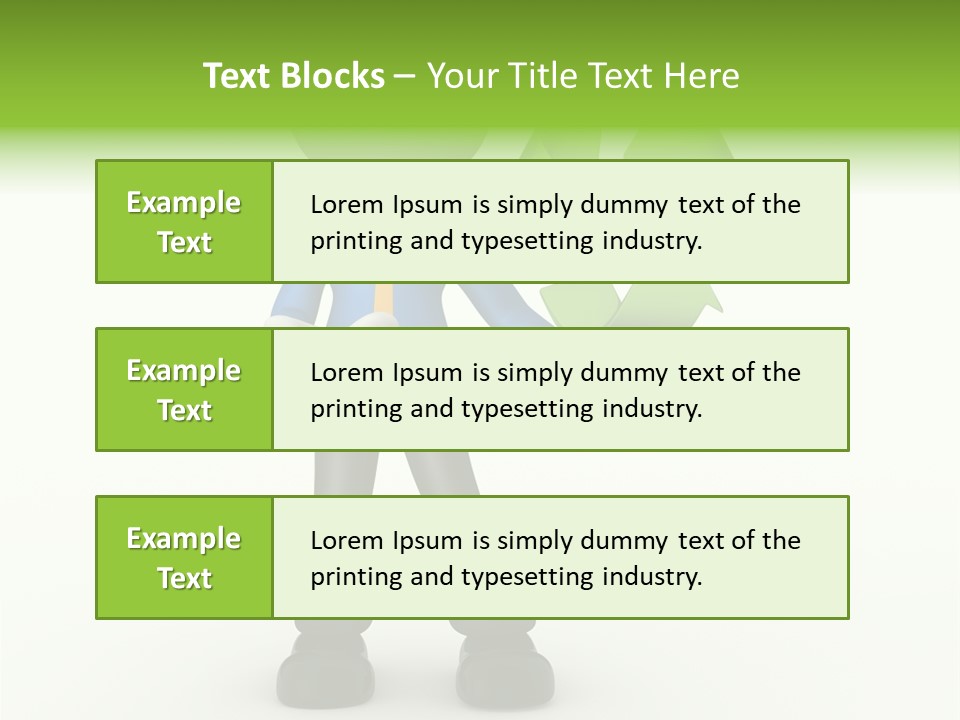 Gesture Finger Guy PowerPoint Template