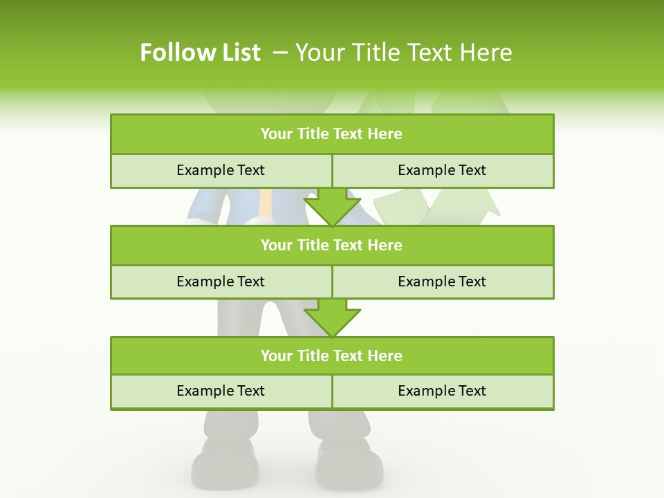 Gesture Finger Guy PowerPoint Template