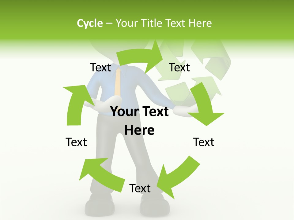 Gesture Finger Guy PowerPoint Template