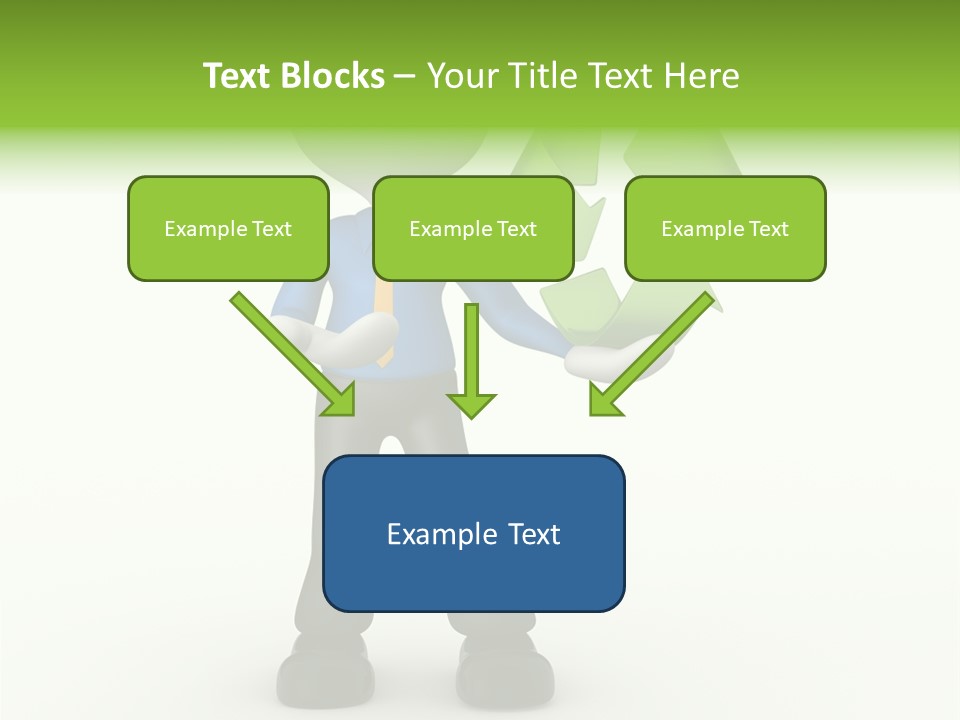 Gesture Finger Guy PowerPoint Template