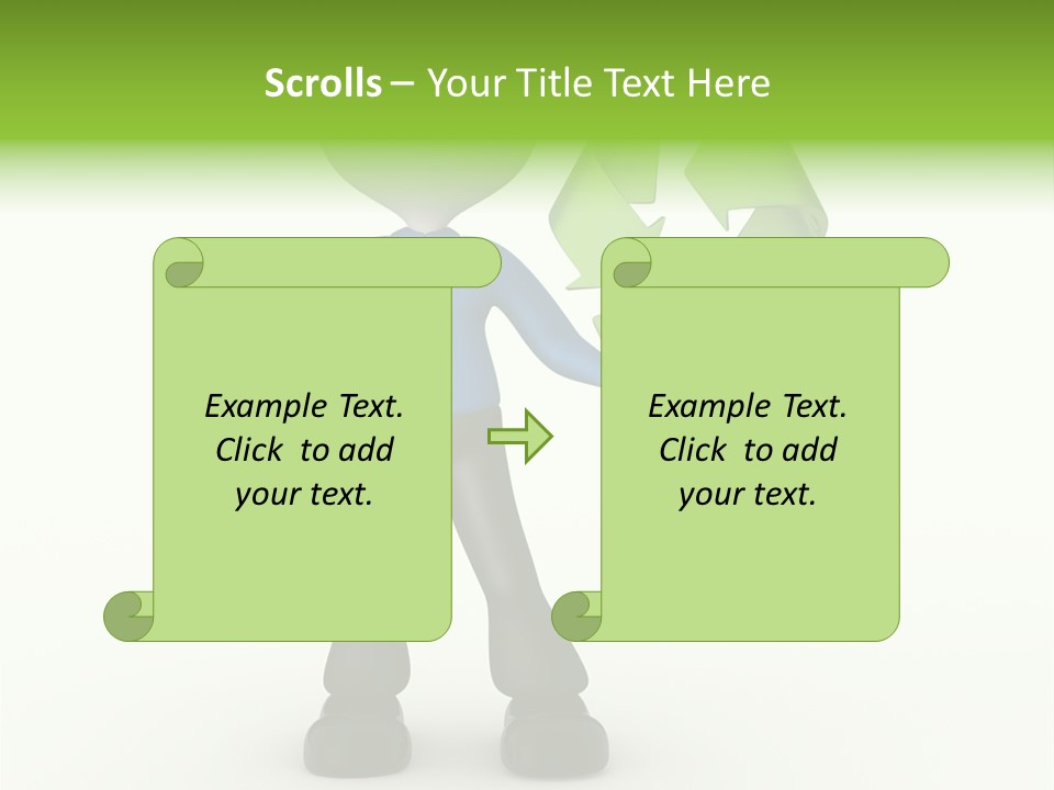 Gesture Finger Guy PowerPoint Template