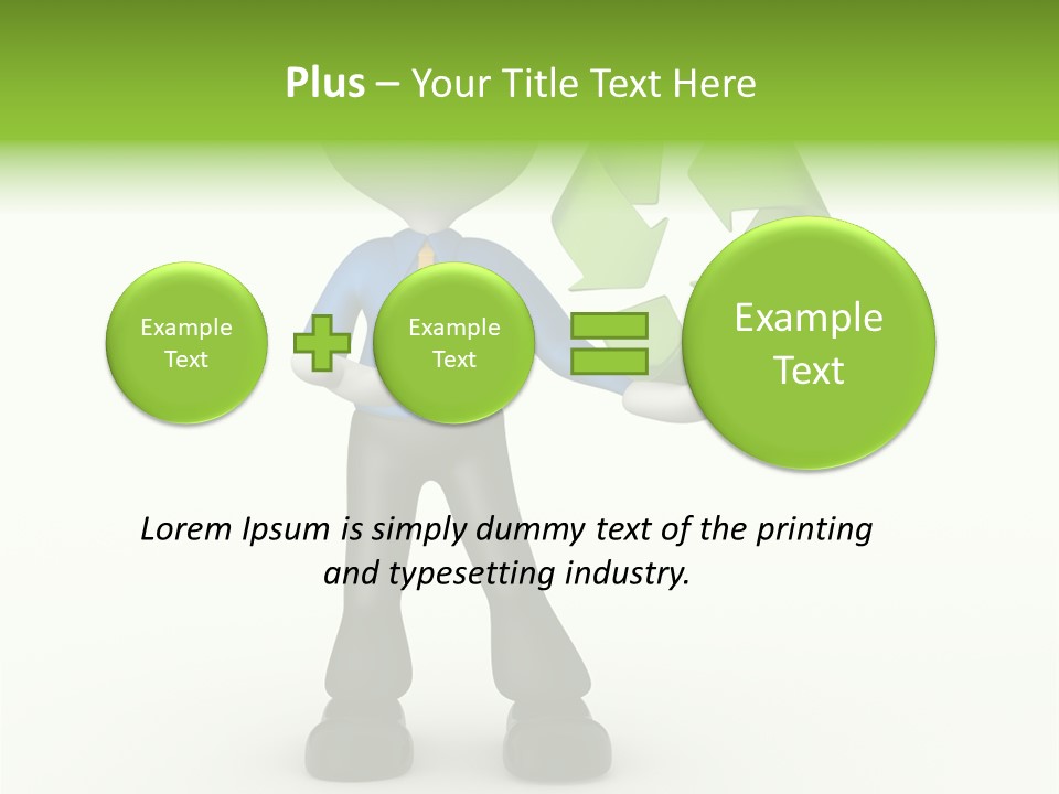 Gesture Finger Guy PowerPoint Template