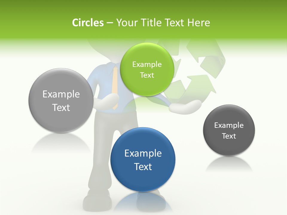 Gesture Finger Guy PowerPoint Template