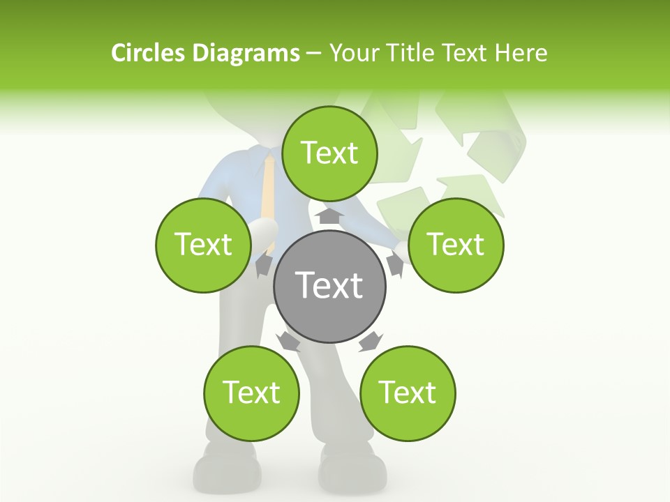 Gesture Finger Guy PowerPoint Template