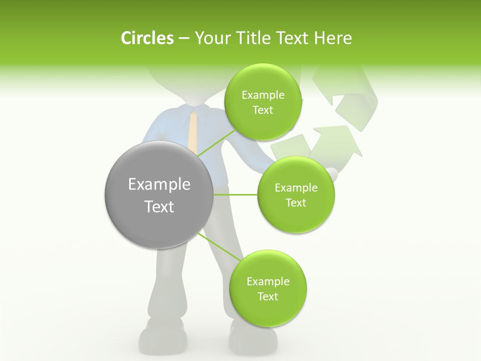 Gesture Finger Guy PowerPoint Template