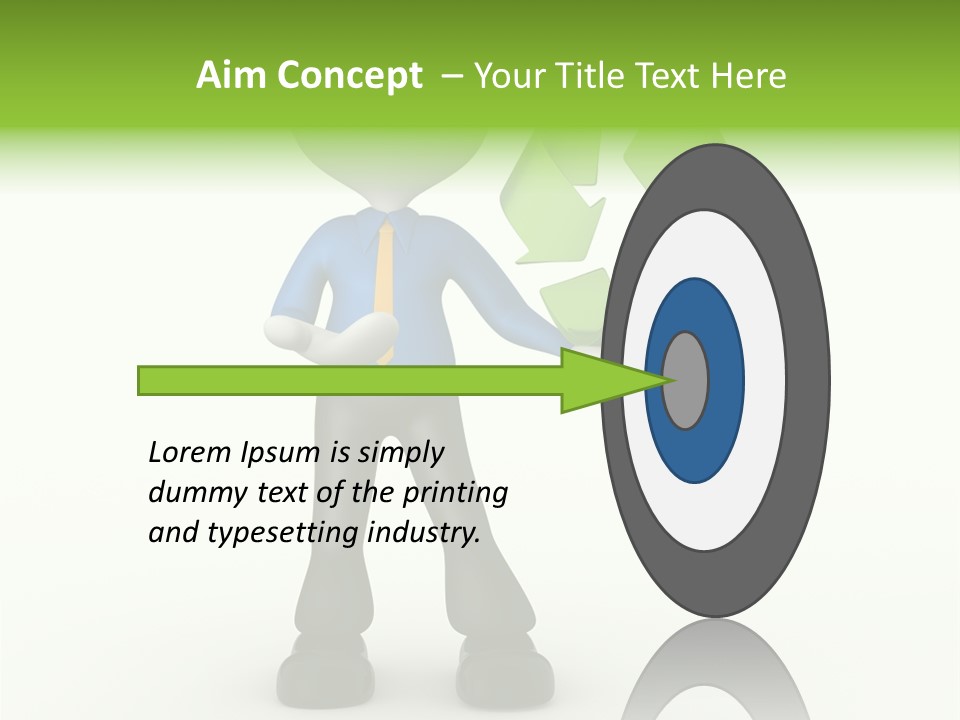 Gesture Finger Guy PowerPoint Template