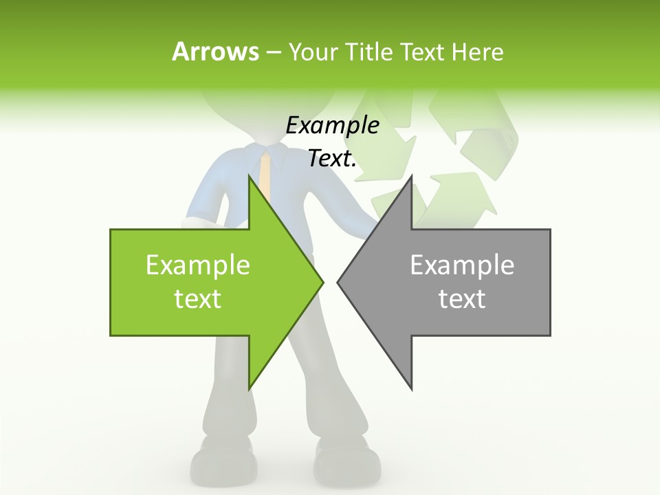 Gesture Finger Guy PowerPoint Template