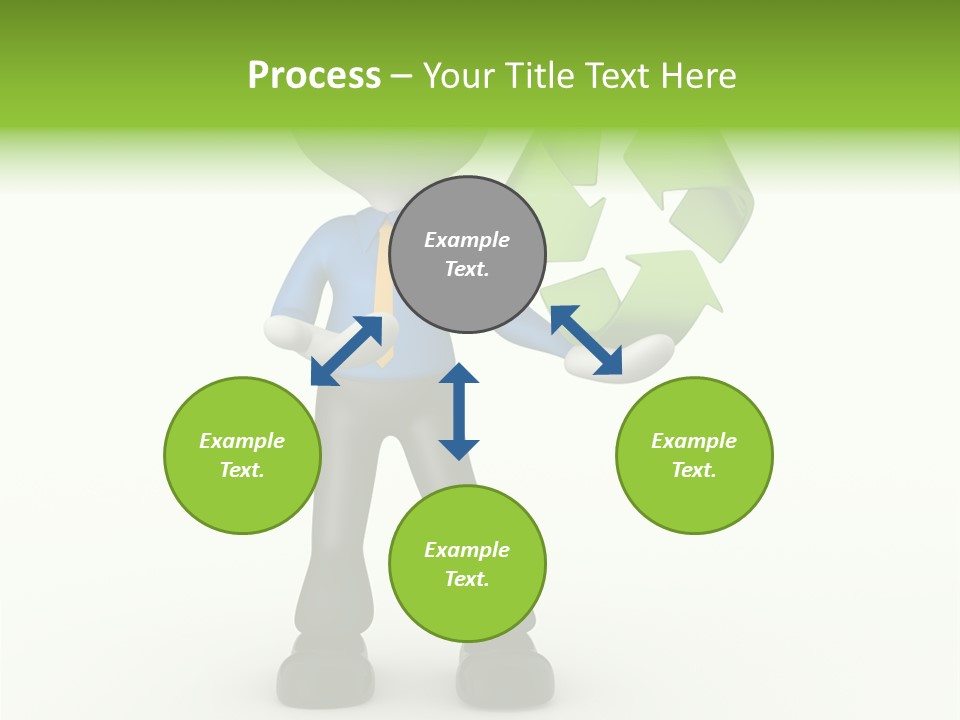 Gesture Finger Guy PowerPoint Template