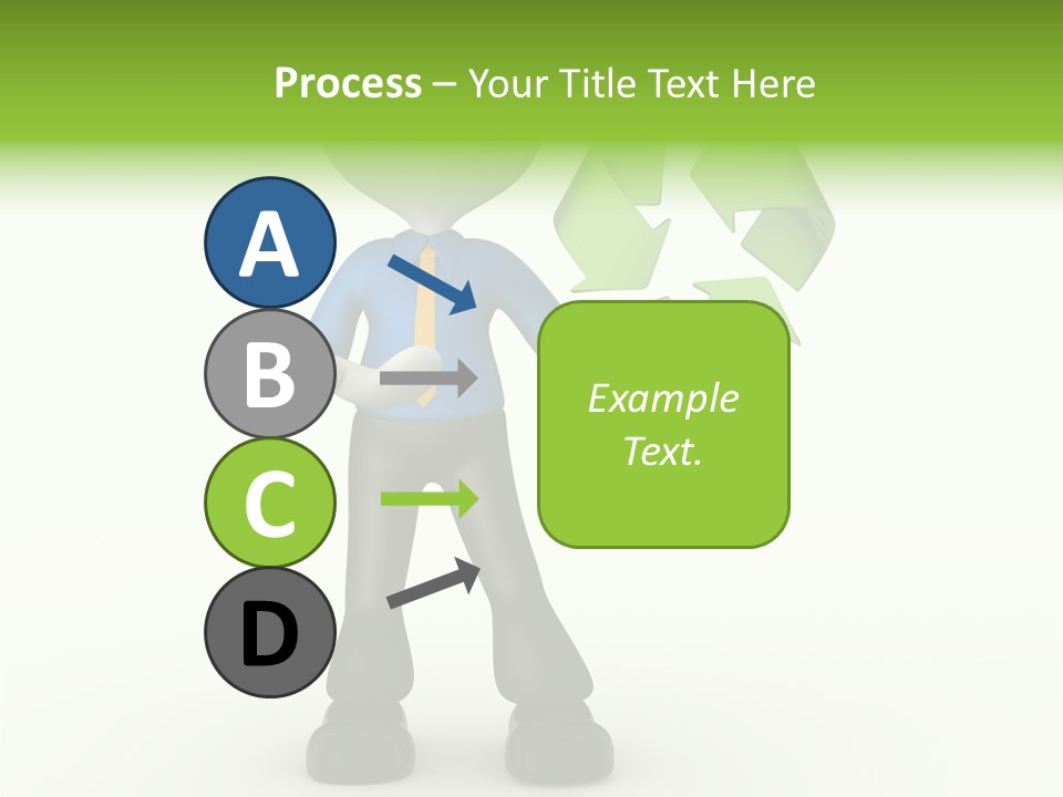 Gesture Finger Guy PowerPoint Template