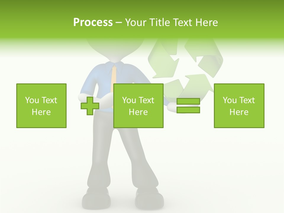 Gesture Finger Guy PowerPoint Template