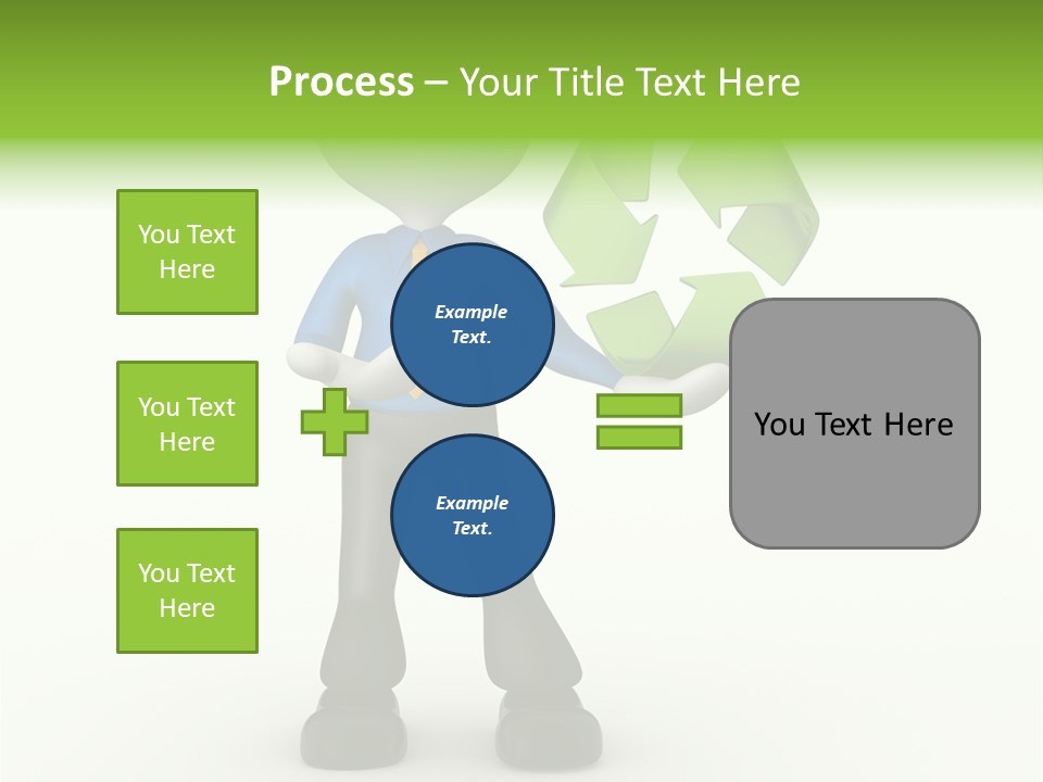 Gesture Finger Guy PowerPoint Template